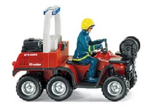 Wiking Feuerwehr ATV Rosenbauer + Fahrerfigur - Picture 1 of 1