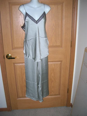 NATORI - PIJAMAS ESTILO CAMI - "CELODON" - AZUL PLATEADO PRECIOSO!!  TALLA XL - ¡NUEVO CON ETIQUETAS!! Foto 1 de 3