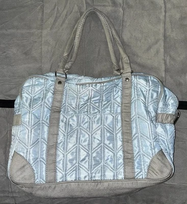 Bolsa/tote de pañales Wendy Bellissimo azul y gris - muchos compartimentos - PERFECTO ESTADO. Foto 1 de 4