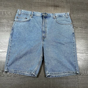 Pantalones Cortos Denim Vintage Levi’s 505 Ajuste Regular Para Hombre’s 42 Lavado Ligero EE. UU. - Imagen 1 de 8