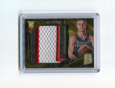 2013-14 Spectra Jumbo Relics Gold Nate Wolters Jumbo Rookie Patch 8/10