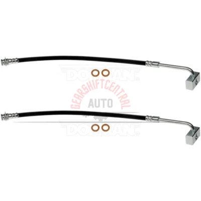 2 件前左前右 Dorman 制动液压软管适用于 1980 - 1989 年福特 F-250 — 第 1/4 张图片