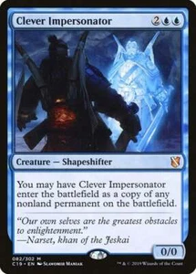 Magic The Gathering MTG CLEVER IMPERSONATOR Commander 2019 NM Near Mint - Picture 1 of 1