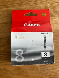 Canon CLI 8BK Black Pixma Ink Cartridge New - Picture 1 of 1