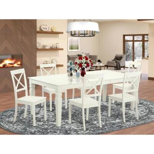 7  PC  Kitchen  Tables  and  chair  set  with  a  Table  and  6  Dining ... - Picture 1 of 4