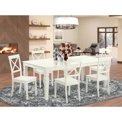 7  PC  Kitchen  Tables  and  chair  set  with  a  Table  and  6  Dining ... - Image 1 of 4