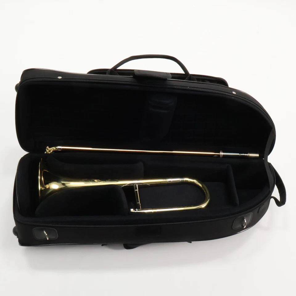 S.E. Shires Model STBQALESSIALTO Professional Alto Trombone SN Q6493 OPEN BOX - Image 1 of 4