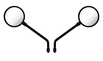 Par de espejos retrovisores negros para Kawasaki KH 100 1984 (100 CC) Foto 1 de 3