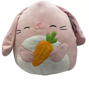 Malvaviscos Bop el Conejo Sosteniendo Zanahoria 16 Pulgadas Conejo de Pascua Juguete de Peluche Regalo - Imagen 1 de 6