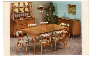 HOLABIRD Bryon Ohio MCM Mid Century Modern Furniture VINTAGE 1950's Advertising - Picture 1 of 2