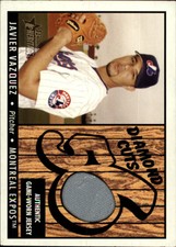 2003 (EXPOS) Bowman Heritage Diamond Cuts Relics #JV Javier Vazquez Jsy