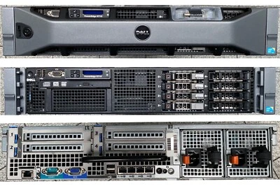 Dell PowerEdge R710 Server 2x X5540 2.53GHz 2x 6 Cores 12GB H700I 4x HDD RAID-10 - Image 1 of 4