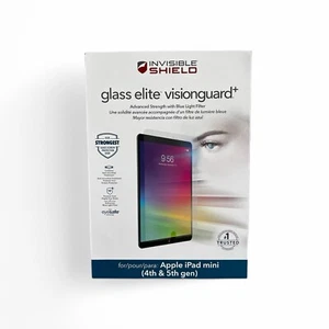 Screen Protector ZAGG Glass Elite Visionguard+ Apple iPad Mini 4th & 5th Gen - Picture 1 of 2