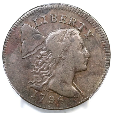 1796 S-89 R-3 PCGS VF 35 Liberty Cap Large Cent Coin 1c Cover