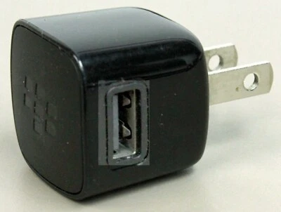 OEM Blackberry RIMC0004ADUUS Wall Charger USB Adapter Plug 100V 240V 750mA - Image 1 of 4