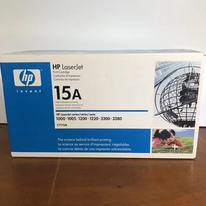 HP C7115A Black Toner 15A Cartridge Genuine OEM Original Printer Office  - Picture 1 of 1