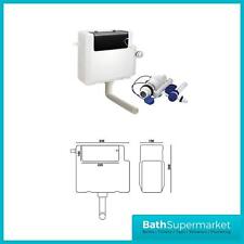 Back to Wall BTW Square WC Pan Toilet Concealed Cistern, Seat & WC Units