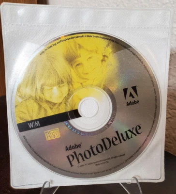 Adobe Photo Deluxe - Vintage 1997 Photo Software CD - Image 1 of 2