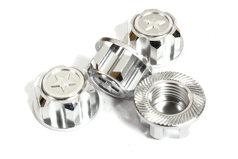 Billet Machined 17mm Hex Wheel Nuts (4) for Traxxas 1/10 & 1/8 Scale - Image 1 of 1