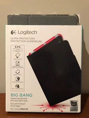 Logitech Big Bang Impact Protective Case for Apple iPad Air Graphite 939-001042 - Image 1 of 4