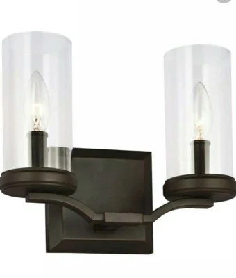 Luces de tocador de baño Feiss VS23202DAC/AC Jacksboro Foto 1 de 4