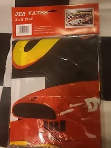 VINTAGE MCDONALD'S JIM YATES 3X5 RACING FLAG 1995 NOS - Picture 1 of 5