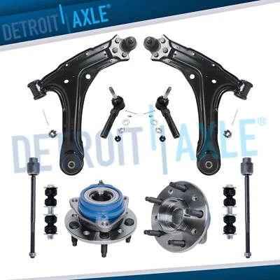 Suspensión de cojinete de rueda delantera de 10 piezas para Pontiac Grand Am Chevy Malibu Classic Foto 1 de 4