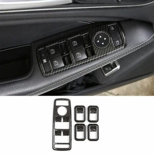 Interruptor de ventana de fibra de carbono para Benz GLK 2009 2010-2015 5 PIEZAS - Imagen 1 de 9