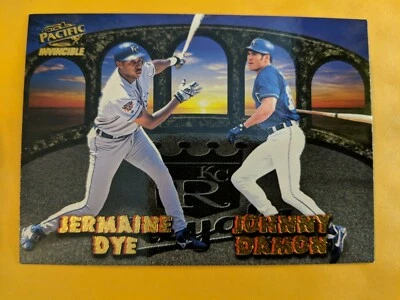 1998 Pacific Invincible | KANSAS CITY ROYALS (DAMON, DYE) | Team Checklist | - Image 1 of 2