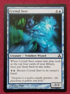 Magic The Gathering GUILDPACT CRYSTAL SEER blue card MTG - Picture 1 of 2