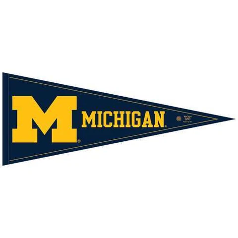 Michigan Wolverines Pennant 12" X 30" Cover
