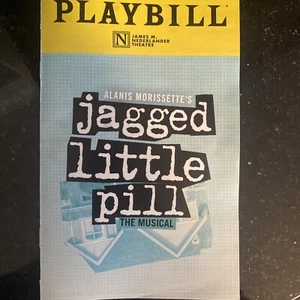 Pequeña píldora jagged de Alanis Morissette abril de 2023 Playbill Broadway en Chicago - Imagen 1 de 3
