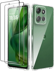 For Motorola Edge 60 Fusion G04 G05 G54 G15 G85 E14 E15 Case,Clear Phone Cover - Picture 1 of 12
