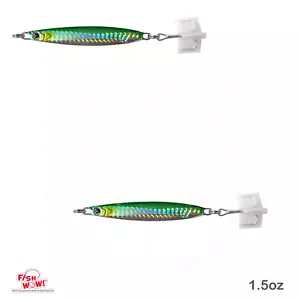 Plantilla de francotirador Colt verde de 1,5 oz 42 g gancho de pesca vertical 3561D-DT MUSTAD 2 piezas NUEVO - Imagen 1 de 8