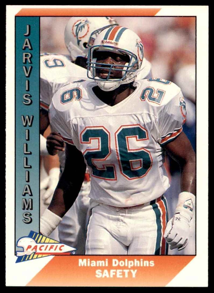 1991 Pacific. Jarvis Williams . Miami Dolpins #279 - Image 1 of 2