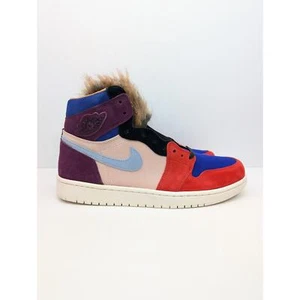 Nike Air Jordan 1 High Sneakers Womens 10.5 Aleali May Court Lux BV2613-600 - Picture 1 of 12