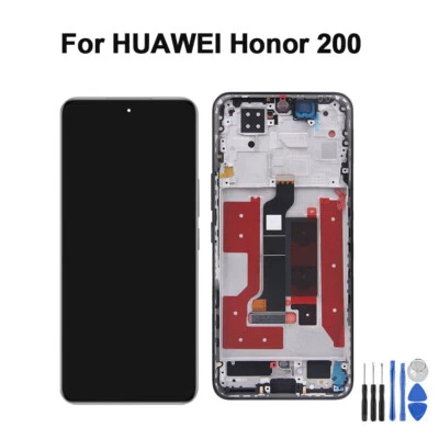 Für HUAWEI Glory 200 Mobiltelefon Touchscreen HD Display Zubehör Schwarz + Tools - Bild 1 von 4