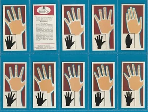 Tabak Zigarettenkarten Palmistry Black Cat 1979 Set - Bild 1 von 5