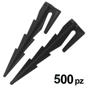 500 PICHETTI PER FILO PERIMETRALE ROBOT RASAERBA H85mm paletti pali erbetta prat - Imagen 1 de 1