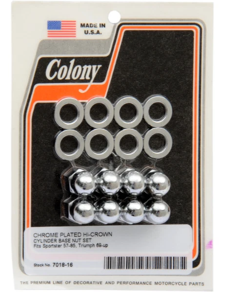 Colony Cylinder Base Acorn Hardware Kit Harley Davidson sportster 1957-1985 - Image 1 of 1