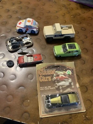 Renault 5 Lot Vintage Cars RenUkt JET-CAR BY NOREV (1972) 1:43 Tonka Tin VW Bug - Image 1 of 4