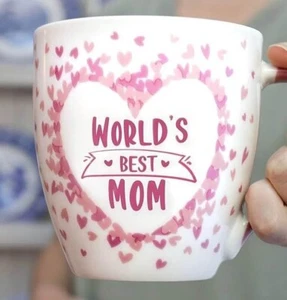 "World's Best Mom" Mug 14oz NEW - Picture 1 of 3
