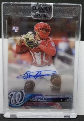 2018 TOPPS CLEARLY AUTHENTIC ROOKIE ON CARD AUTO RAUDY READ RC - Image 1 of 2