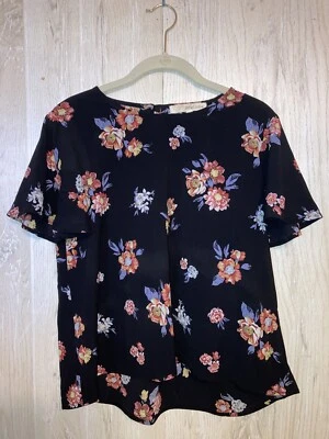 Blusa Mujer Rewind Estampado Floral Nueva Con Etiquetas Grande Manga Corta Foto 1 de 4