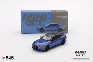 MINI GT BMW M4 Competition (G82) Portimao Blue #845 1/64 - Picture 1 of 4