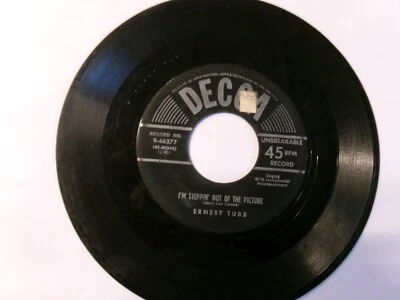 Country 45 Ernest Tubb - Driftwood on the River/I'm Steppin' Out...Decca VG - Image 1 of 2