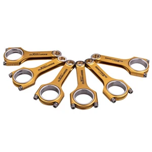 EN24 Titanized Connecting Rods Conrods For BMW N54B30 3.0 TURBO 1 Series E82 ARP - Picture 1 of 12