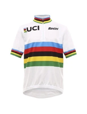 Camiseta Oficial Campeón del Mundo UCI Niños Réplica por Santini Foto 1 de 4