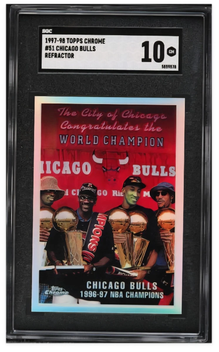 その他 Jordan/Pippen/Rodman Topps chrome Bulls 1997-98 Topps Chrome - Scottie Pippen/Ron Harper/Dennis Rodman