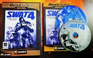 SWAT 4 PC CD-ROM Windows Spiel Sierra Bestseller Serie 2 Disc mit Handbuch - Bild 1 von 4